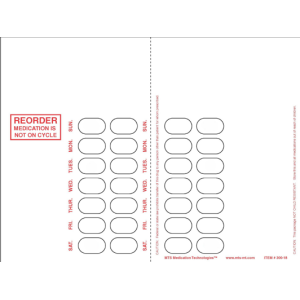 14 Dose Heat Seal Card