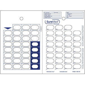 31 Dose 1 Piece Cold Seal Card & Blister