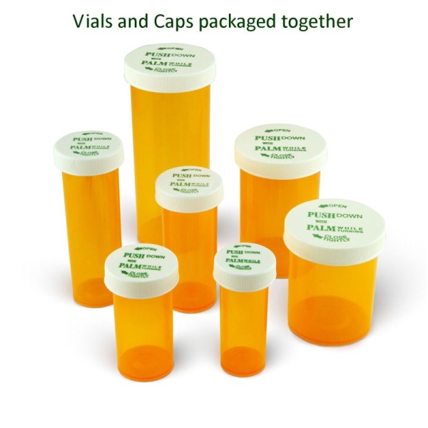 Berry 12 Dram Vial with Child Resistant Cap